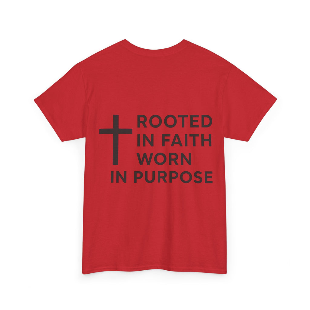Christian T-Shirt - Rooted in Faith, Worn in Purpose